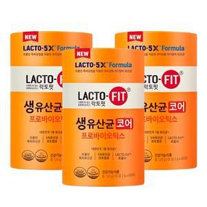 종근당 생유산균 락토핏 코어5x 60봉 x3