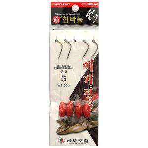 금호조침 KF336 메기전용 쌍바늘 4개입