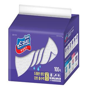 유한킴벌리 스카트 위생행주 100매x 2팩