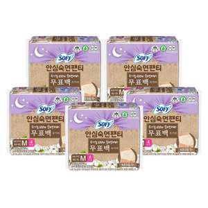 바디피트 안심숙면팬티 무표백, 중형, 4P, 5개