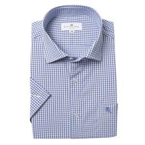 [카운테스마라](센텀시티점)구김없는 밑단일자 미니체크 시어서커 일반핏 반소매 CDCY2C6402B0
