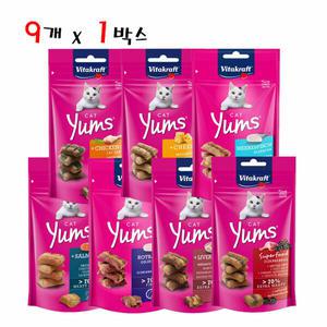 비타크래프트 캣얌 40g 9개입 고양이간식