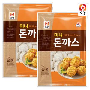 사조오양 미니 돈까스 1kg x 2개
