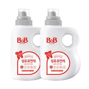 n비앤비 유연제 베르가못향 용기형 1500ml 2개