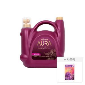 아우라 딥센트 대용량 스윗만다린 5.5L, 1개+증정(생화캡슐 리필 자스민머스크 680ml, 1개)