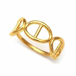 [비앤비골드] 24K 순금 원형 일립스 반지 3.75g