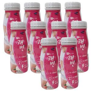 미인을 위한 상쾌한 변화 딸기맛 120ml x 10개 쾌변 음료 장청소