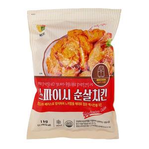 상도푸드 스파이시 순살치킨 1kg 매운맛 매콤한맛 후라이드 가라아게