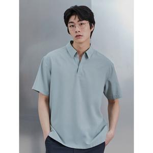 [롯데백화점]프로젝트엠 남성 쿨폴리 풀오버 반팔 셔츠 EPE2WC1385