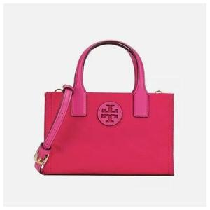 Tory Burch 토리버치 브라이트 핫 핑크 엘라 마이크로 미니 토트백 지갑  크로스바디 스트랩 Tori Elle