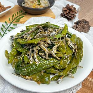 [당일조리] 30년 전통 엄마손맛 가정식 수제반찬 꽈리고추 멸치볶음 350g