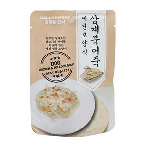 헬로도기 강아지죽 삼계탕 영양만점 유동식 삼계북어 80g