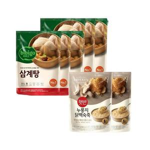 비비고 삼계탕 800g x6개+누룽지닭백숙죽 420g x2개