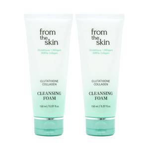 프롬더스킨 글루타치온 콜라겐 클렌징 폼 150ml 2개