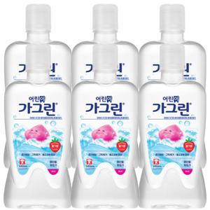 어린이가그린 아동 가글 딸기맛 380ml x 6개+100ml