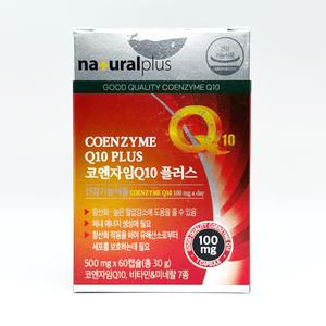 내츄럴플러스 코엔자임 Q10 플러스 500mg x 60캡슐 1개-