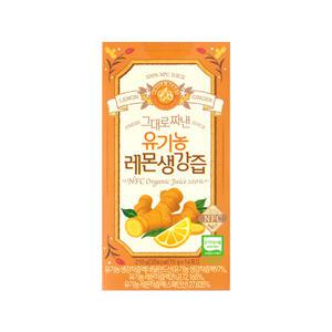 [홀베리] 그대로 짜낸 유기농 레몬 생강즙 15g x 14포 1박스 -디카라이프-
