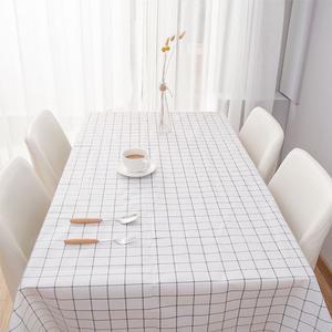 식탁보 사각 체크 방수 테이블보 137x90cm M11761 (M11761)