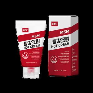 힙스 MSM 빨강크림 (핫) 100ml / MSM 크림 X 2개