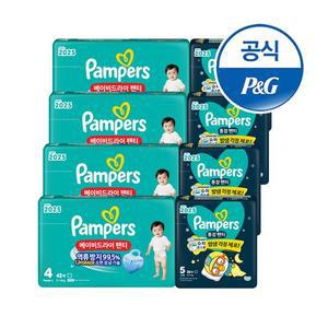 2025 낮밤패키지 베이비드라이 팬티 4팩 1박스 + 통잠팬티 4팩 1박스
