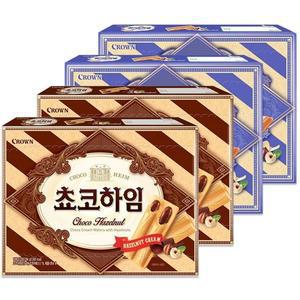 크라운 쵸코하임 284g 2개+화이트하임 284g 2개