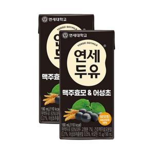 [연세우유] 연세두유 맥주효모 어성초 두유 190ml 72개