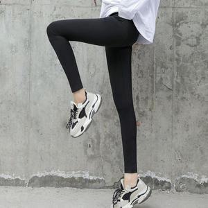 [BZI1I37N_51IB]하이웨스트 힙업 레깅스L 블랙