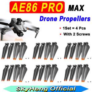드론 날개 에어리얼 브러시리스 프로펠러 AE86 프로 맥스 예비 패들 8k 에어리스 액세서리 부품 4개