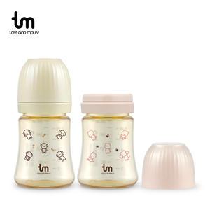 [토비앤몰리]PPSU 토비&몰리 트윈젖병 180ml/280ml(핑크&바닐라)