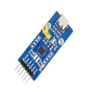 Waveshare CP2102 USB UART 보드 C타입, to UART(TTL) 통신 모듈, 커넥터, 지지대 맥 OS, 리눅스, 안드로이