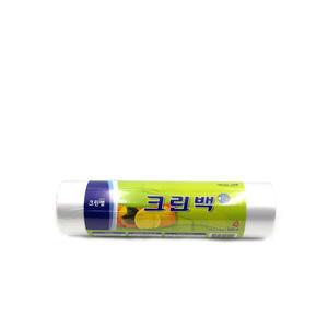(30 x 40cm 500매) 크린백 롤타입 비닐백/위생/비닐/롤비닐/포장/마트/봉투/일회용/비닐팩/투명/김장/포장