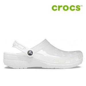 [아웃도어스/크록스]크록스 샌들 /B24- 206908-100 / Classic Translucent Clog White