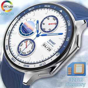 스마트워치, 스마트 스마트워치 남성용 AM 워치 PPG 466 GPS 통화 GT5