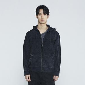 [롯데백화점]버커루 남성 빈티지 가먼트다잉 데끼 후드집업 B235TJ010P