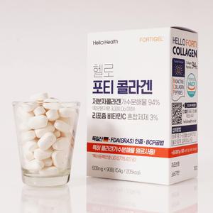 헬로 포티 콜라겐 연골관련특허소재 독일 젤리타 포티젤 90정 BCP 저분자 콜라겐 펩타이드 리포좀 비타민