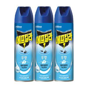 에프킬라 모기약 무향, 500ml, 3개