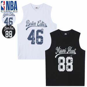 NBA 남자 오버핏 쿨링 넘버링 여행 바캉스 슬리브리스 나시 N252_TS_421P