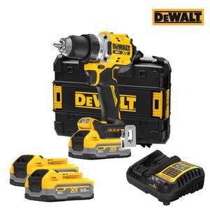 디월트 20V MAX XR 브러쉬리스 컴팩트 햄머드릴 드라이버(파워스텍 3.5Ah x 2 TSTAK) DCD806S2T