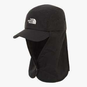 노스페이스 남여공용 등산모자 자외선차단 햇빛가리개 모자 25SS 에코 라이트 쉴드 캡 NE3CR08A BLK