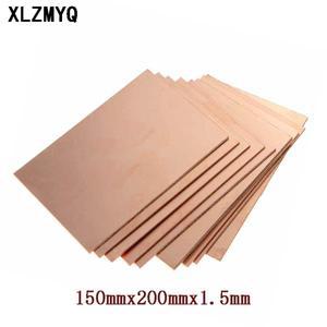 단면 구리 클래드 플레이트 Pcb 회로 기판 150x200x1.5mm Fr4 라미네이트 DIY 키트 5 개