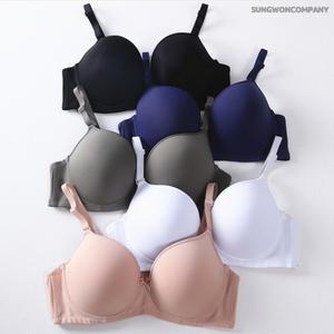 이너퀸 프리수 여성용 빅사이즈 75F~110F 와이어 F컵 몰드 무지 베이직 큰컵 77045F브라