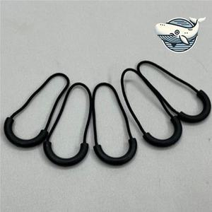 가방 수납 용품 U형 지퍼 손잡이 자크고리 검정 5p