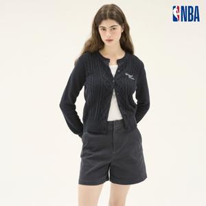 [롯데백화점]엔비에이 NBA 공용 루즈핏 HWC 클래식 치노 면 하프 팬츠 바지 N252PT151P
