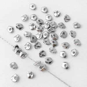 비즈아이 [8-034-27]써지컬스틸 펜던트 조개칩 5.7x5mm ,1개