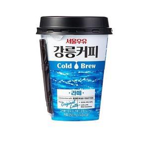 [서울우유] 서울우유 강릉커피 콜드브루 라떼 250ml 20컵
