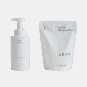 핸드솝 손세정제 2개+핸드워시 리필 5개