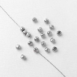 비즈아이 [8-076-22]써지컬스틸 펜던트 회오리원통볼 4x3mm ,1개