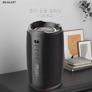 ZEALOT S61 RGB 조명 20W 전력 3600mAh 배터리를 갖춘 휴대용 야외 무선 스피커는 10시간 동안 재생할 수