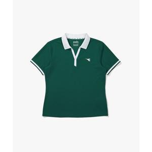 매장정품 디아도라 DIADORA 클래식 테니스 카라 반팔 티셔츠 우먼 GREEN D5222TTS50GND 585364