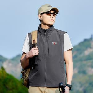 JEEP SPIRIT 남자 봄 여름 경량 캠핑 조끼 군용 멀티 포켓 전술 조끼